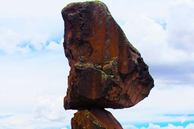 Curiosa roca en el Valle de las Rocas