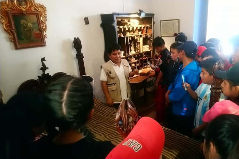 Interior del museo Hacienda de Cayara
