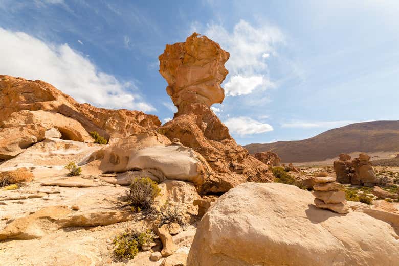 Formaciones geológicas en el Valle de las Rocas