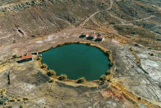 Vista de una de las piscinas naturales