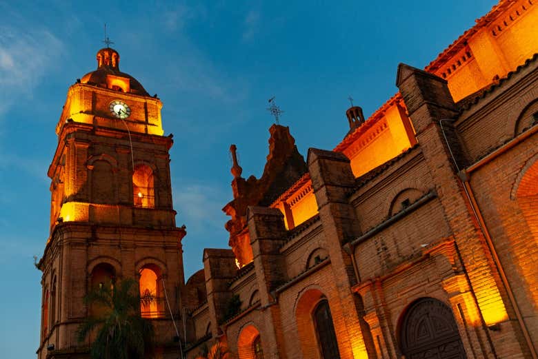 Cathédrale Metropolitana illuminée