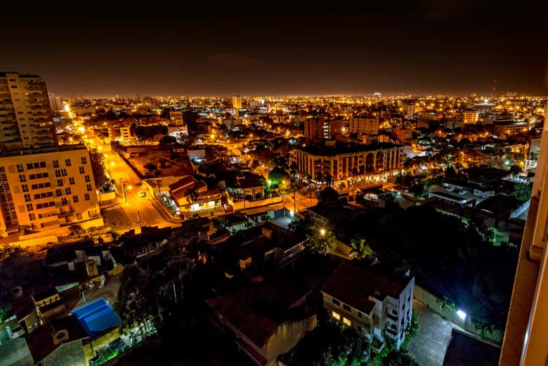 Santa Cruz de la Sierra de nuit