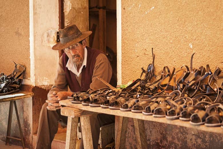 Handcrafts in Tarabuco