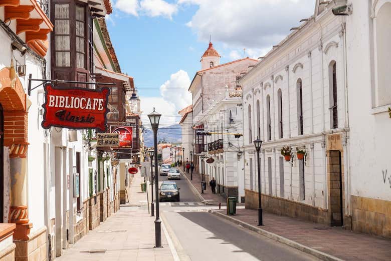 Recorriendo las calles de Sucre