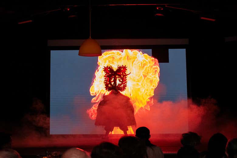 Une des scènes du spectacle