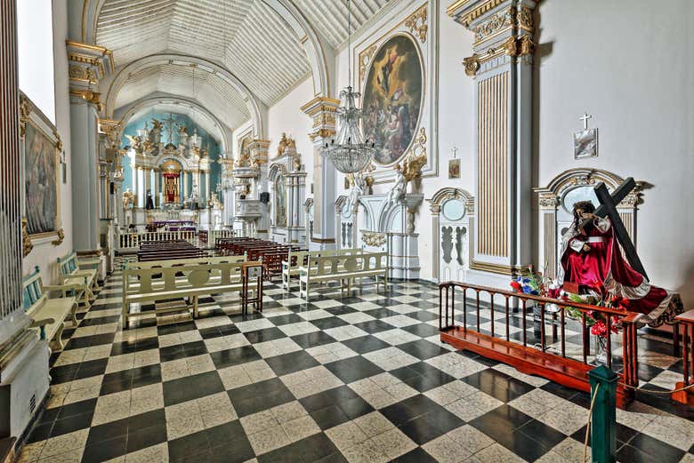 Interior of the church