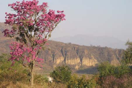 La vista da uno dei belvederi