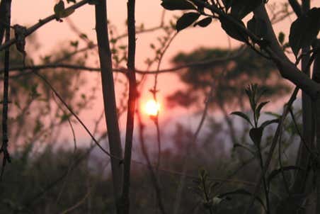 Tramonto sulla Riserva nazionale di Tariquía