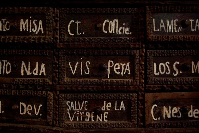 Cofre en la iglesia de San Ignacio