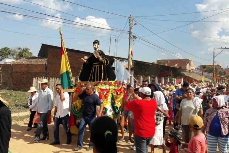 Procession in honour of Saint Ignatius of Loyola