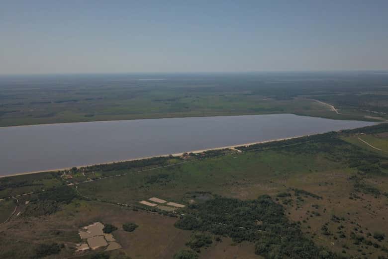 Vista de la laguna Suárez