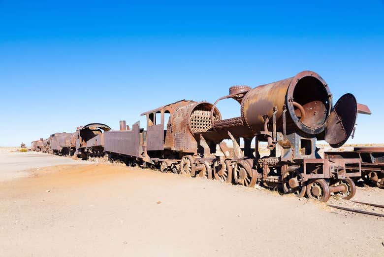 Un'antica locomotrice