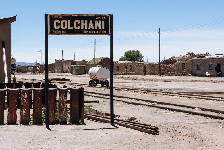 La localidad de Colchani