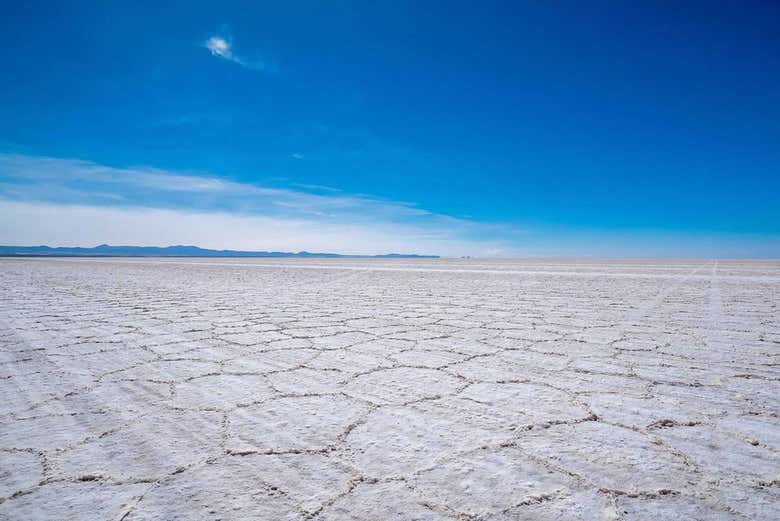 Desierto de sal en Uyuni
