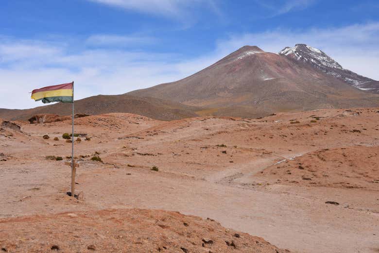 Le volcan Ollagüe