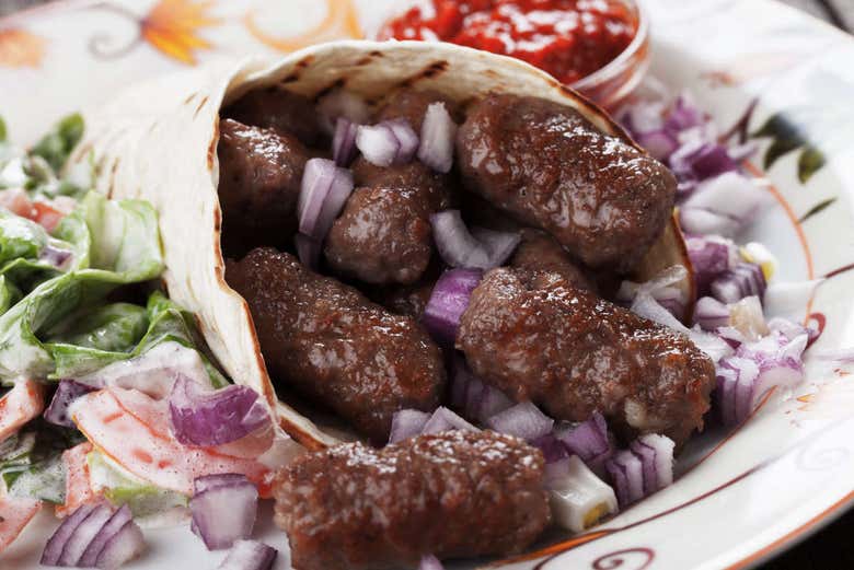 Cevapi typique de Bosnie-Herzégovine
