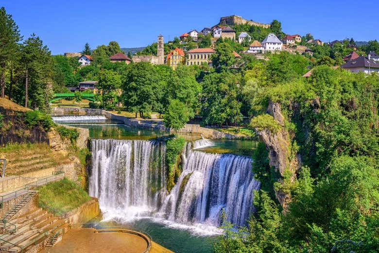 Cascada de Pliva, en Jajce