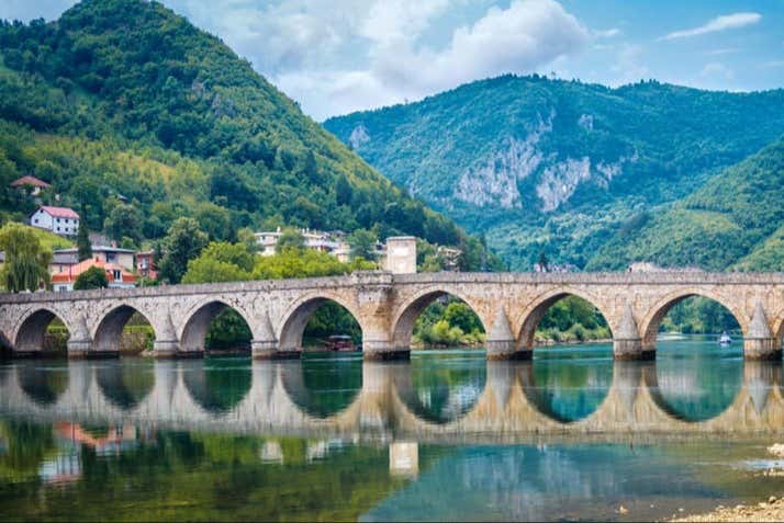 Visit the famous Mehmed Paša Sokolović Bridge