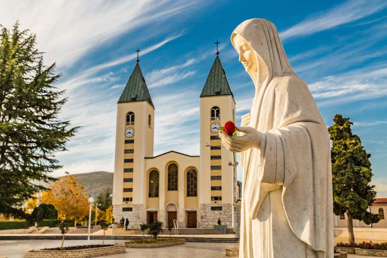 The church of St. James in Medjugorje