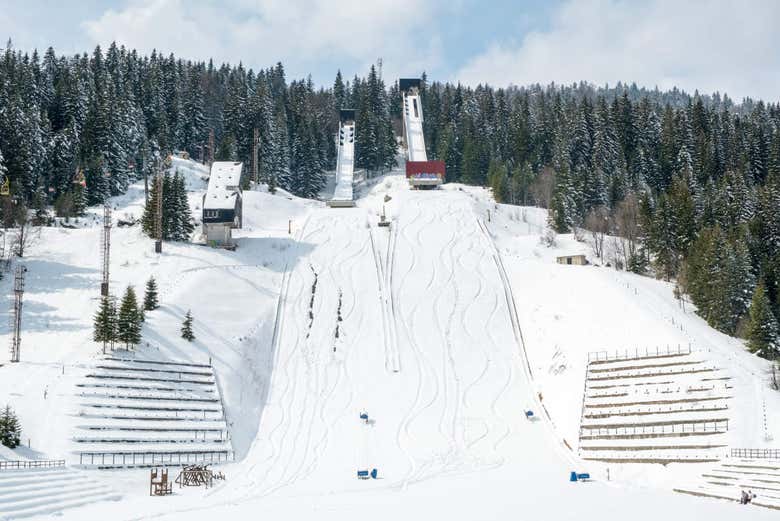 Pistas de esquí Olímpicas en la Montaña Igman