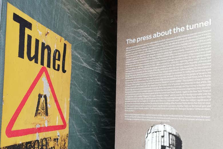 All'interno del Museo del Tunnel