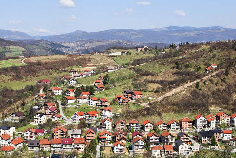 The Bosnian town of Visoko