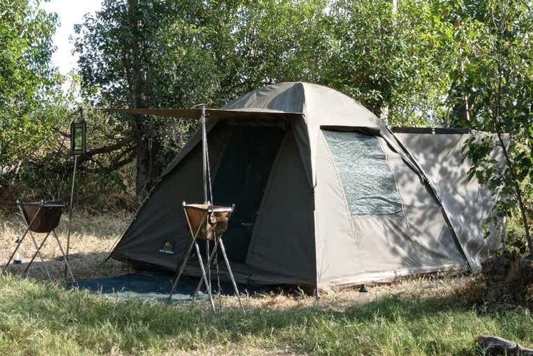 Dormiremos en campamentos móviles