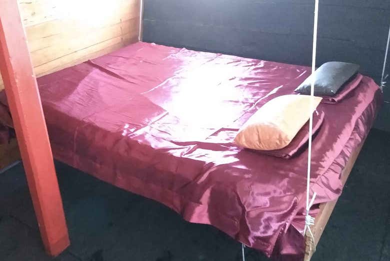 Interior de um dos camarotes