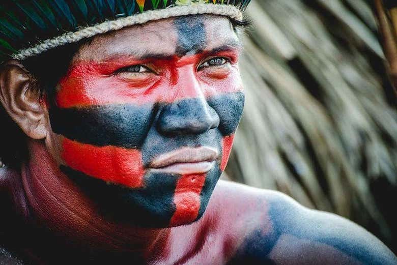 Indigenous person of the Amazon Rainforest