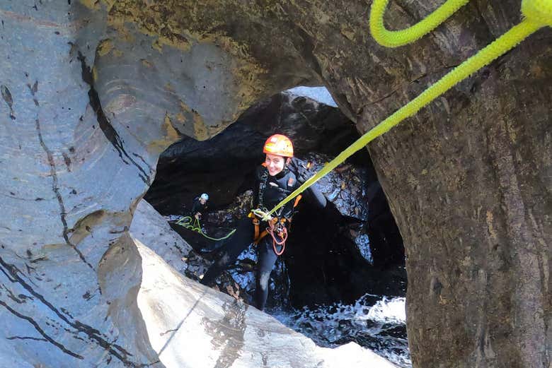 Descending the ravines
