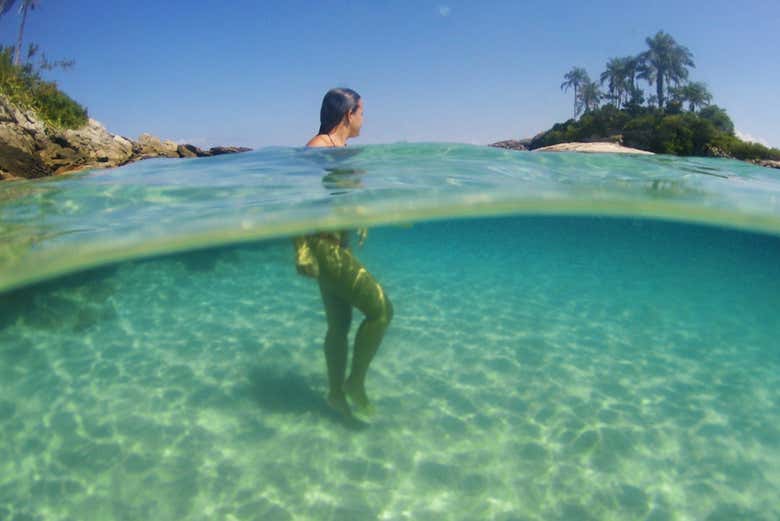 Swimming in the Ilhas Botinas