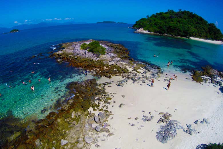 Paisaje de la isla de Cataguás