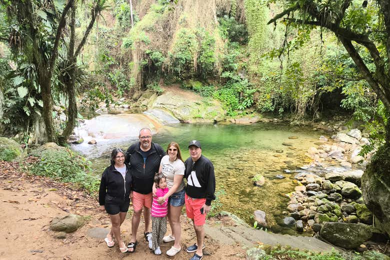 ¡Momento foto en Poço Esmeralda!