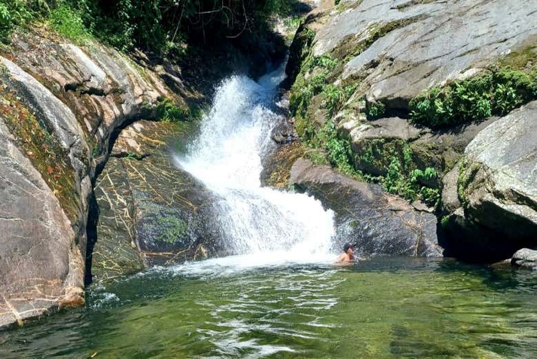Explore the area's waterfalls and natural pools