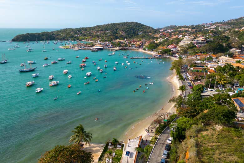 Rua das Pedras vista do alto
