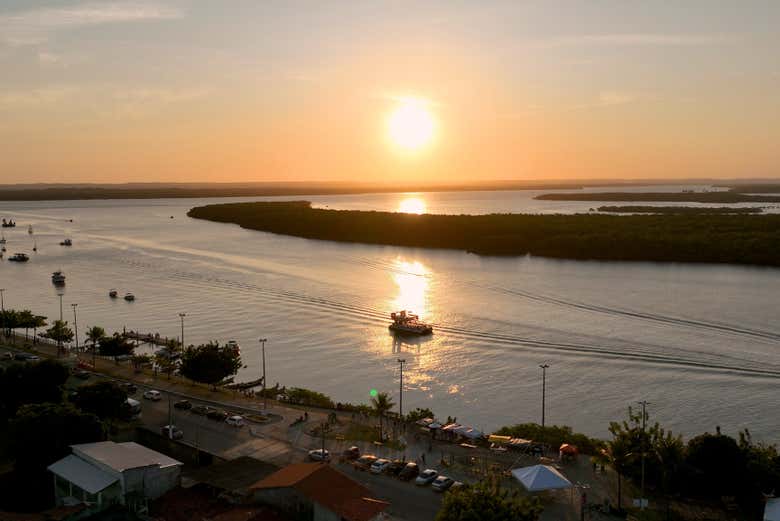 Río Sergipe al atardecer