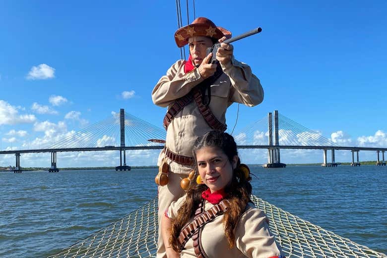 Disfrutaremos de un espectáculo a bordo