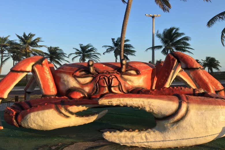 Interesting sculptures in Aracaju