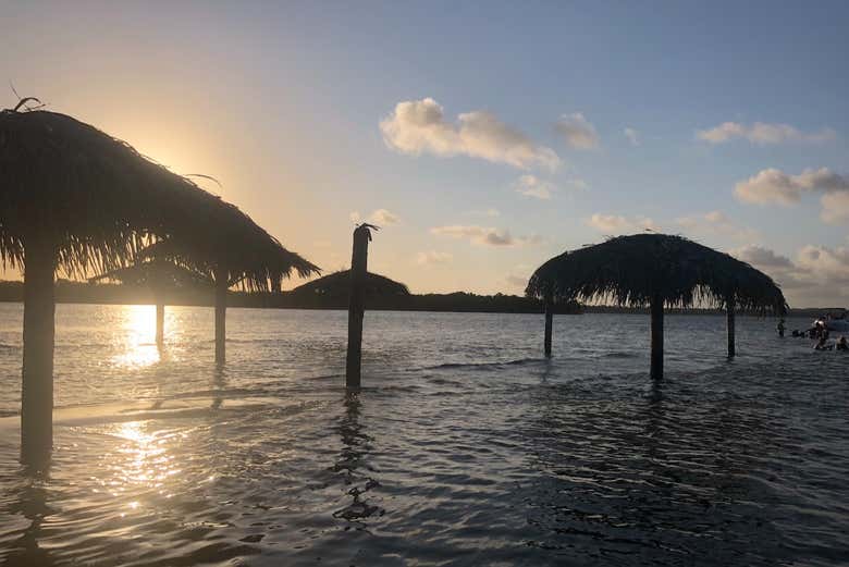 Golden hour at Ilha dos Namorados