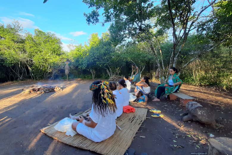 Take part in indigenous rituals