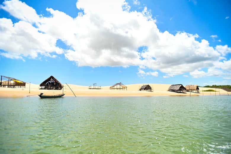 Tour de kitesurf pelo rio Parnaíba