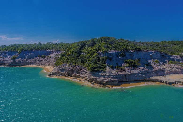 Vista aérea de Caraíva