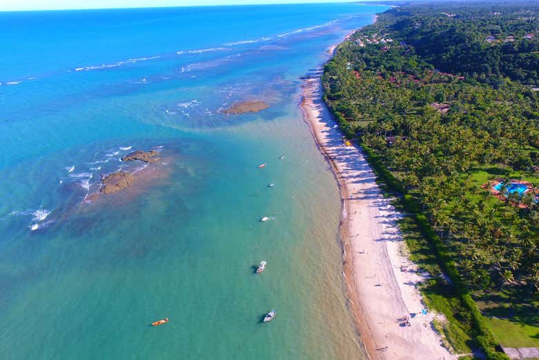 Panoramic view of Arraial d'Ajuda