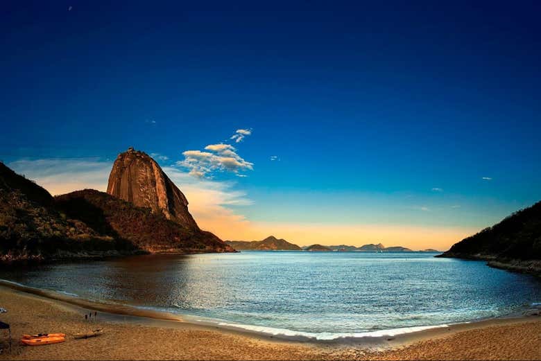 A bela praia Vermelha