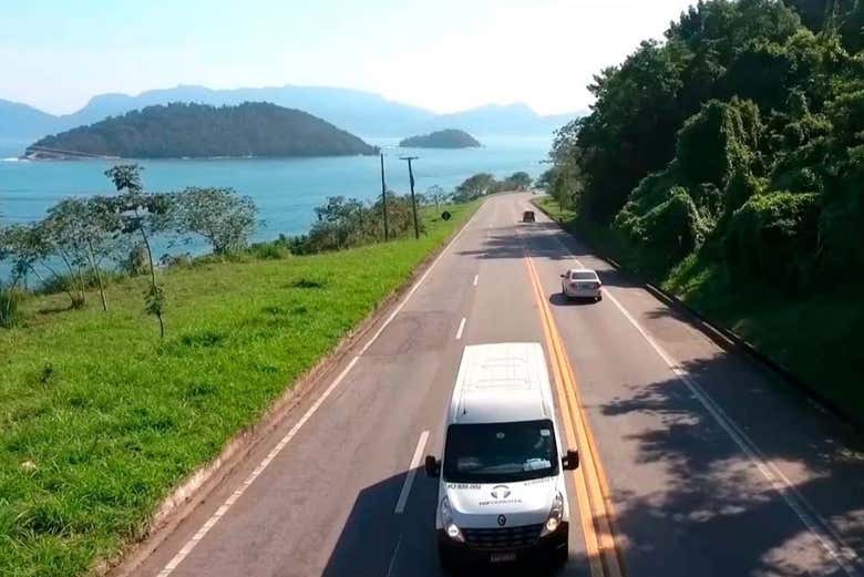 Enjoy a scenic drive as we arrive at Rio de Janeiro