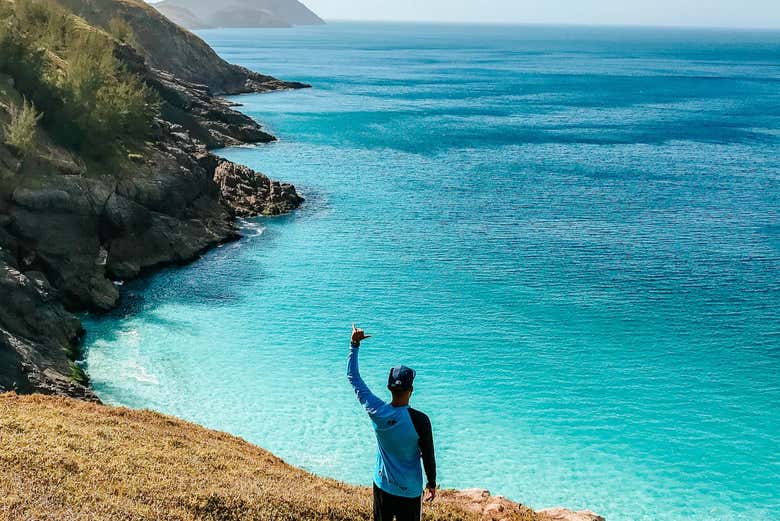 Águas azuis de Arraial do Cabo
