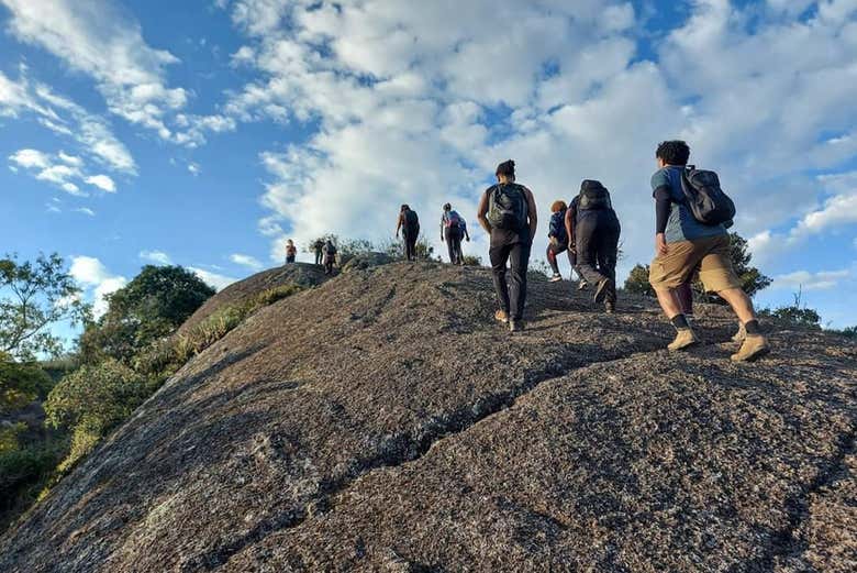 Caminhando para chegar ao topo