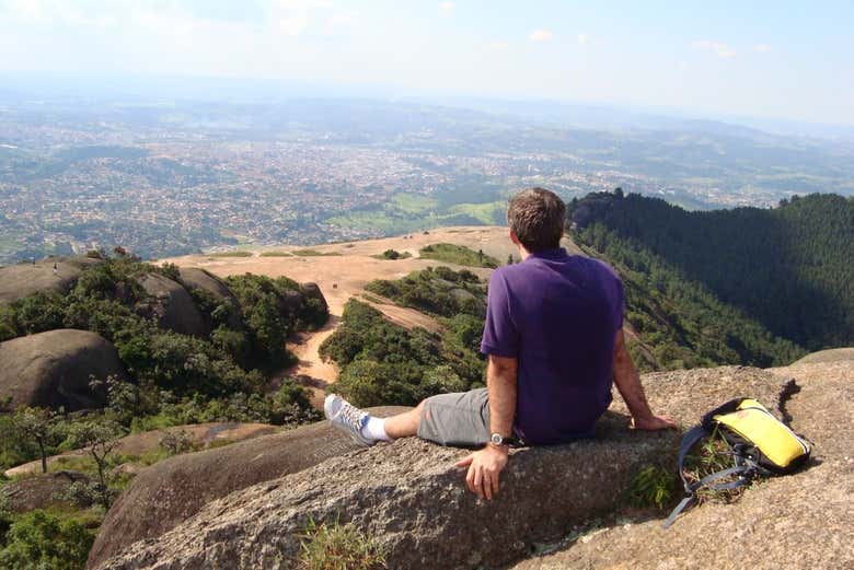 Disfrutando de los paisajes de Pedra Grande