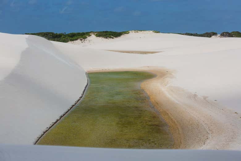 Uma das lagoas pelas quais passaremos nos Lençóis
