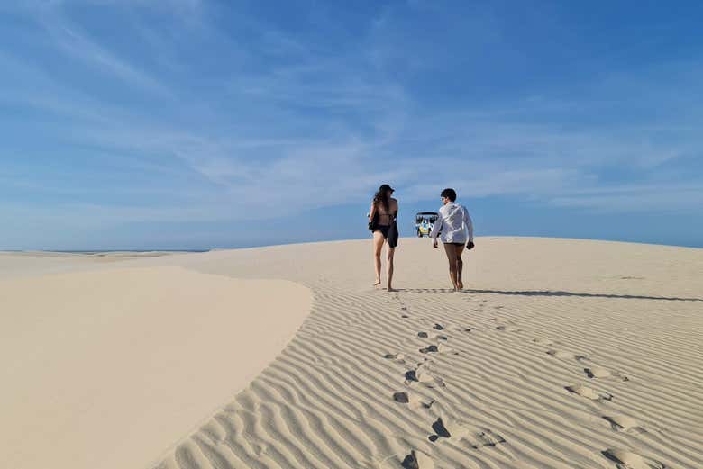 Enjoy a tranquil walk along the beach